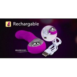 10 Speeds Silicone USB Rechargeable vibrator