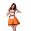 Costume Sexy  maid uniforms Polyester beer girl Carnival oktoberfest costume Fancy Straple
