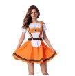 Costume Sexy  maid uniforms Polyester beer girl Carnival oktoberfest costume Fancy Straple