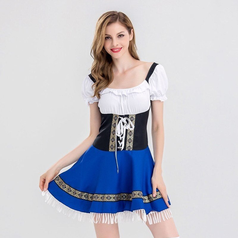 Women M-3XL Oktoberfest Costumes Beer Maid Authentic Festive Party Club Role Playing outfits