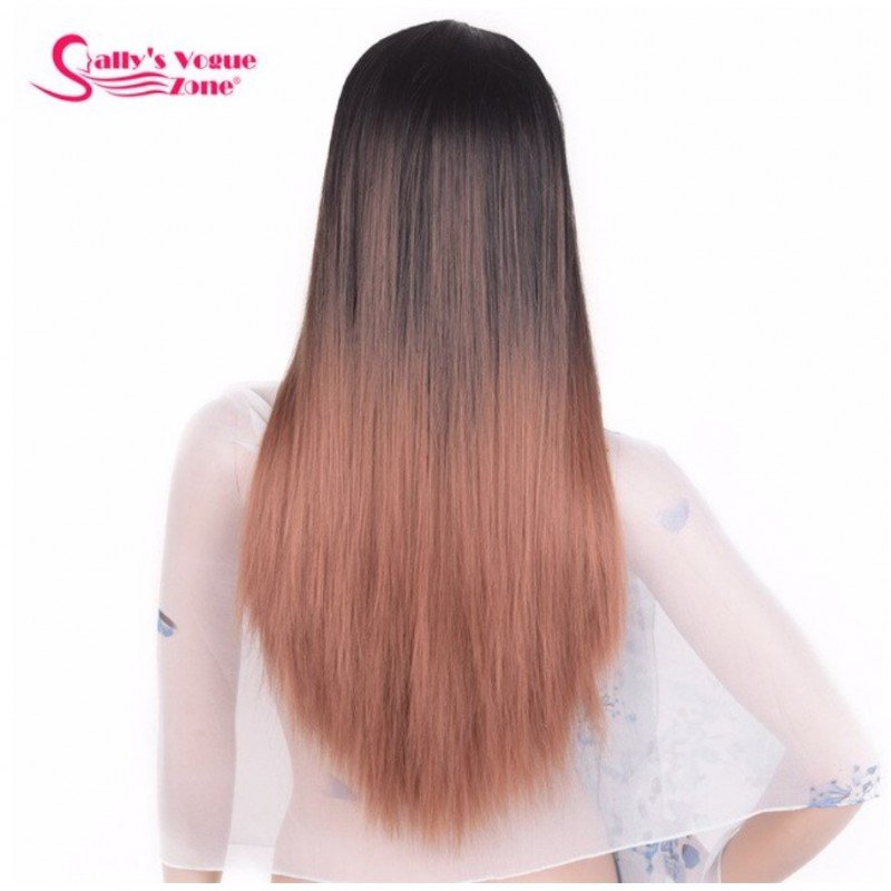 Wigs Heat Resistant 22 inch Long Wavy Cosplay Hair Synthetic Wigs 280 Gram Ombre Black Grey Purple