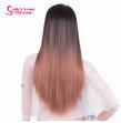 Wigs Heat Resistant 22 inch Long Wavy Cosplay Hair Synthetic Wigs 280 Gram Ombre Black Grey Purple