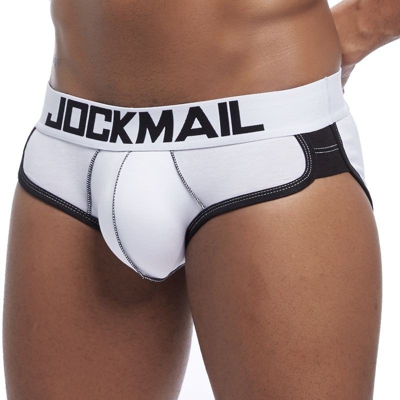 Gay mens underwear Briefs back Double removable sexy gay push up cup bulge enhancing hip