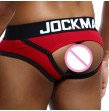 JOCKMAIL Brand Sexy Gay Men Underwear Briefs Backless Buttocks cuecas open back calzoncillos hombre slip JOCKMAIL Brand Sexy Gay Men Underwear Briefs Backless Buttocks cuecas open back calzoncillos hombre slip