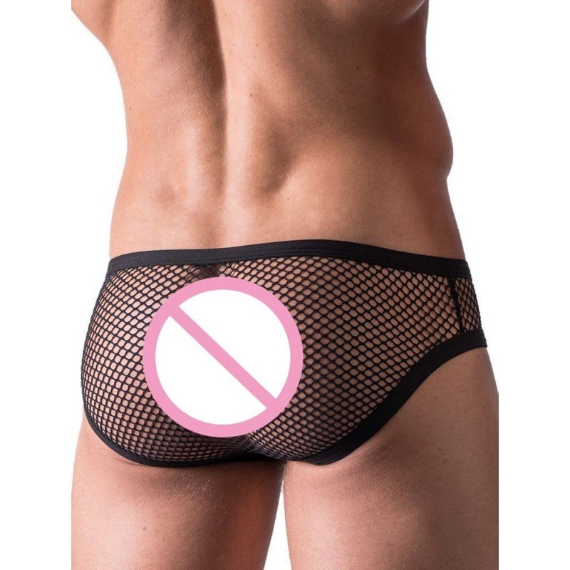 XL men net sexy men underwear transparent Black gay panties XL men net sexy men underwear transparent Black gay panties