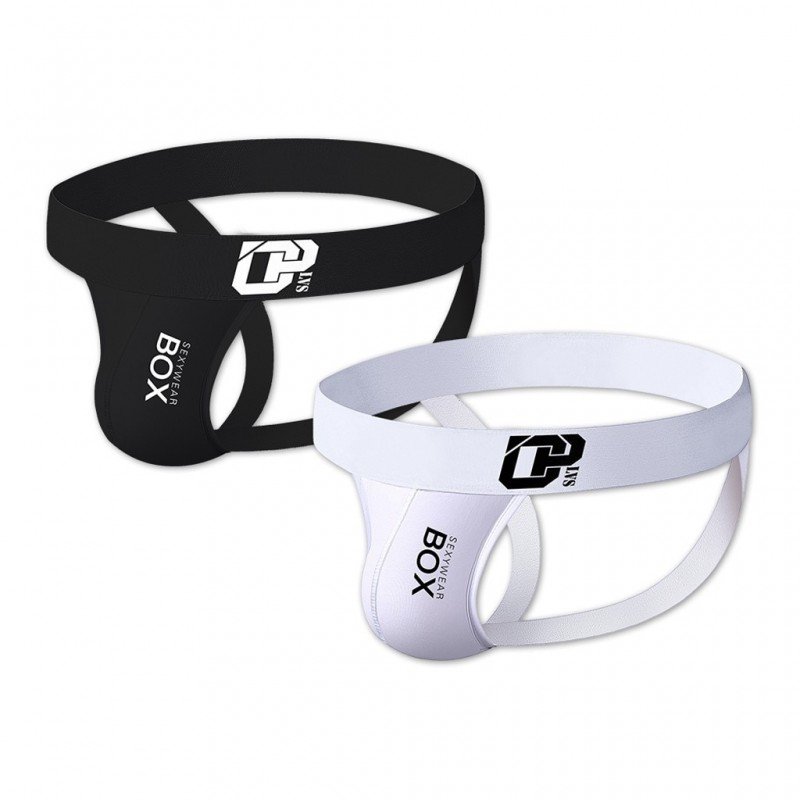 Sexy Underwear Men Gay Straps Briefs with Cock Rings  Breathable U Cover Letter Printing intimo uomo