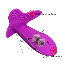 Silicon USB Dildo Vibrator Wireless Remote Control Vibrator, Silicone Vibrating Panties SexToy for Woman, Sex Toy for Couple