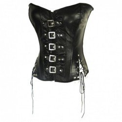 Dominatrix Leather Corset