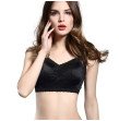 Full Cup Big Breast Satin Bra Women Wireless Wide Strap Plus Size 3XL 2XL L Lace Bralette Minimizer Full Cup Big Breast Satin Bra Women Wireless Wide Strap Plus Size 3XL 2XL L Lace Bralette Minimizer