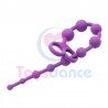 Toysdance Anal Sex Toys For Women Purple 100% Silicone Anal Beads Flexable 13'' Long Anal Balls Adult Sex Products Butt Plug