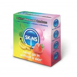 Skins Flavoured Condoms 4 Pack
