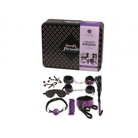 Secret Bondage Kit Black, Red or purple Collection