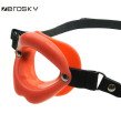 Zerosky Open Mouth Gag Ball for Women Couple PU Leather Mouth Gag Slave Oral Fixation Stuffed Flirti