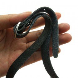 Zerosky Open Mouth Gag Ball for Women Couple PU Leather Mouth Gag Slave Oral Fixation Stuffed Flirting Sex Toys