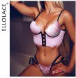 Ellolace Lingerie Sexy Women's Push up Bralette and Thong Ellolace Lingerie Sexy Women's Push up Bralette and Thong