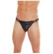 Genuine leather studded brief. Adjustable with press studs. Genuine leather studded brief. Adjustable with press studs.
