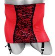 Sexy Lingerie high waist Sissy Lace stocking garter belt suspender Fashion See Through Mens Sheath Mini Skirts Club Goth Garter