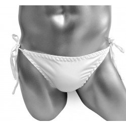 Sissy Panties Men Shiny Gay Underwear Silk Lace Up Satin Briefs Lingerie Hot Sexy Male
