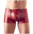 Svenjoyment Red Matt Look Pants With Rhinestones Svenjoyment Red Matt Look Pants With Rhinestones