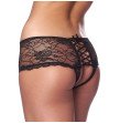 Spicy Black Crotchless Briefs Spicy Black Crotchless Briefs