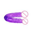 BAILE Adult Sex Toys For Woman Double Heads Penis Flexible Anal Dildos Crystal Dongs For Lesbian Fem BAILE Adult Sex Toys For Woman Double Heads Penis Flexible Anal Dildos Crystal Dongs For Lesbian Fem