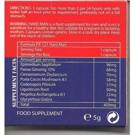 VIAGRA AND KAMADRA ALTERNATIVE HARDMAN PILLS 4 pack