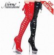 Transvestite and crossdressing over the knee high heel boots Transvestite and crossdressing over the knee high heel boots