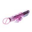 BAILE Vibrating Rabbit Vibrators Rechargeable Rotation Beads Female Masturbation Massager Thrusting