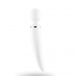 White Rechargeable Wand Vibrators