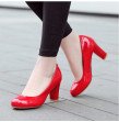 Fashion Court shoes in men size Red White Nude High Heel Women  Shoe Large size  Casual Party Office Shoes