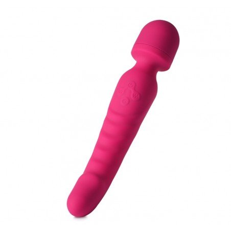 Heated Silicone Dildo Vibrator for Women AV Magic Wand Massage G Spot Vibrator