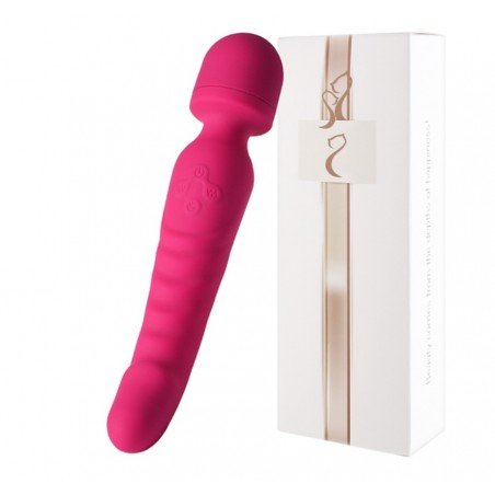 Heated Silicone Dildo Vibrator for Women AV Magic Wand Massage G Spot Vibrator