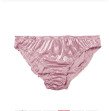 Satin Panties For Women Low-Waist Ruffle Milk Silk Sexy Underwear Comfortable Bikini Briefs Elastic Ladies Underpants Lingerie