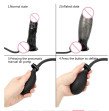 Inflatable Dildo Large Soft Dildos Suction Cup Realistic Penis Anal Plug Sex Toys for Women Pump Huge Butt Plug Anal Toy