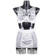 Sexy 5-Piece Mesh Lingerie Set  Choker Underwear Set Gothic Sexy Fancy Set Sleepwear
