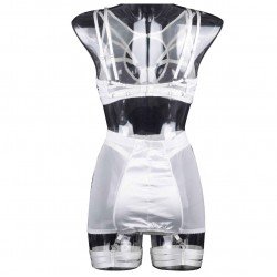 Crossdressing lingerie Sexy 5-Piece Mesh Lingerie Set  Choker Underwear Set Gothic Sexy lingerie for men