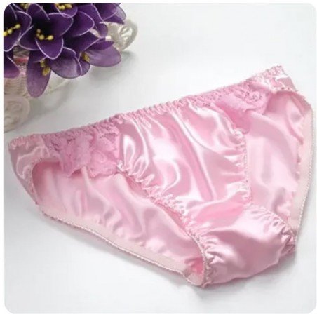100% mulberry silk silk briefs, women's briefs, breathable, sweat-wicking, exquisite lace edges