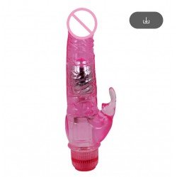 APHRODISIA Vibrator Sex Toys Massager for Woman Crystal Jelly Butterfly Double Vibration Multi Speed Clitoris Vibe