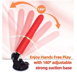 Sex Machine Thrusting Dildo Vibrator Adult Sex Toys for Women Men G Spot Clitoral Anal Play Big Suction Cup Anal Toys for Couple