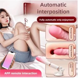 Sex Machine Retractable Dildo Vibrator Thrusting Vaginal G Spot Automatic Up Down Pussy Massager Adults Sextoys for Women