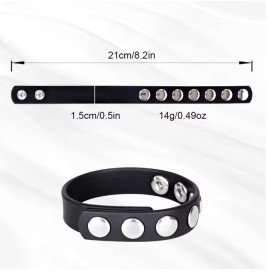 COCK RING Neoprene Snap Cock Ring