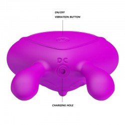 Pretty Love Erotic Sex Toy Silicone Rabbit Vibrating Cock Ring Waterproof 10 Speed Delay Penis Ring Rechargeable Bullet Vibr