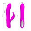Pretty Love Sex Toys For Women 4 Functions Waving G-spot Massager With 7 Speed Rabbit Vibrator Water