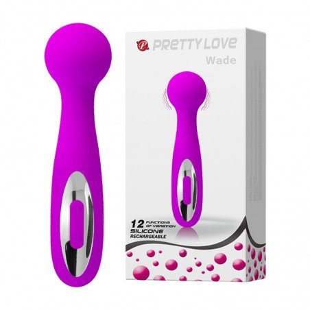 Pretty Love USB Rechargeable Clitoral G-spot Vibrator 12 Speed Waterproof Massaging Wand For Women Adult Sex Toys Sex Produc