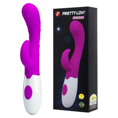 Pretty Love Sex Toy For Women G-spot Vibrator 7 Speed Silicone Vibrating Penis With Powerful Clitoral Massager Sex Products