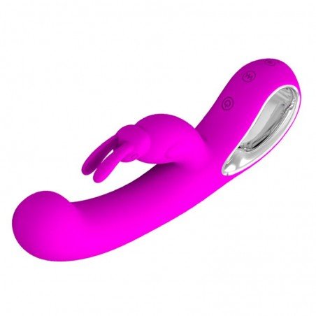 Pretty Love Sex Products For Woman 12 Speed G-spot Massage Rod With Rabbit Vibrator USB Rechargeable