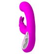 Pretty Love Sex Products For Woman 12 Speed G-spot Massage Rod With Rabbit Vibrator USB Rechargeable