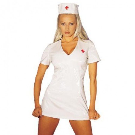 sexy night nurse pvc costume