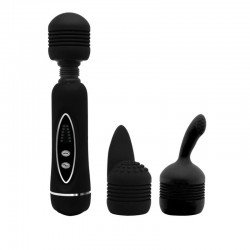Pretty Love Erotic Sex Toys Silicone 12 Speed Powerful Vibrator Wand Body Massager Include 2 Caps Ad