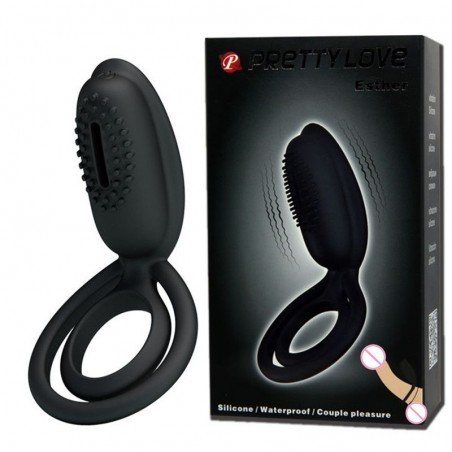 Pretty Love Sex Products For Couple Clitoral Stimulation Cock Ring Vibrator Silicone Sex Toy Penis Sleeve Adult Pleasure Vib